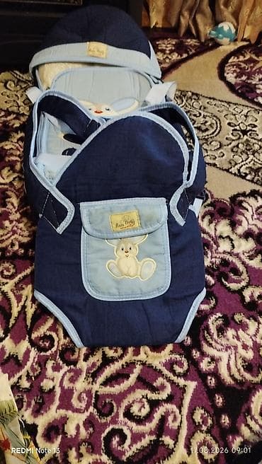 Araba-beşiklər: Uşaq daşıma dəsti – Rain Baby - Rəng: tünd mavi/açıq mavi - Dəst: 2 — 3