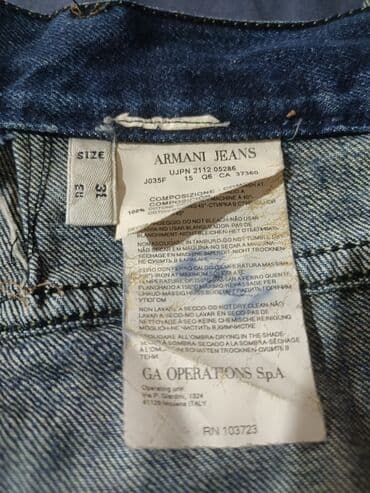 qaqa şalvarı: Salam original Armani jeans 100% original — 6