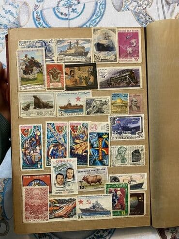 где купить марки для коллекции: Kolleksiyaçılar üçün qədim illərə məxsus markalar. 24 səhifədir. Real — 25