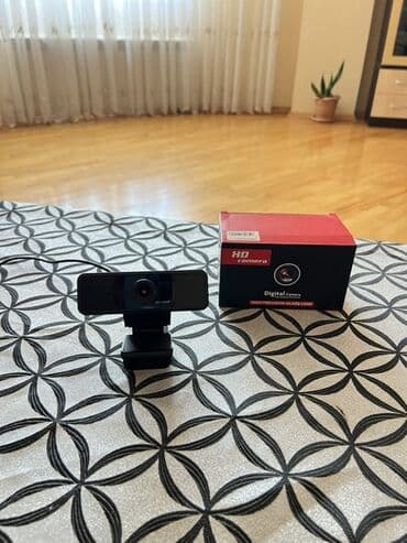 видеокамера на компьютер: Yüksək dəqiqlikli şüşə linzalı HD rəqəmsal kamera. Plug and play — 2