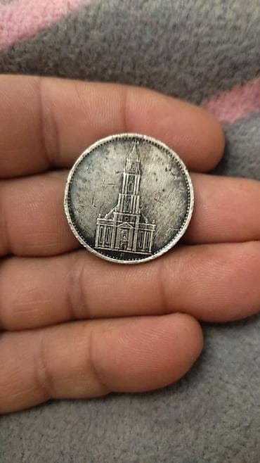 Sikkələr: 1934cu il gümüş.100man.900prob.nemes pulu. Üçüncü Reyx dövrünə — 1