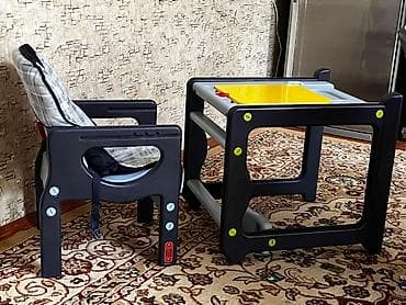 kidilo коляска 3 в 1: Transformersdi usaq boyudukden sonra acilir masa ve stul olur — 2