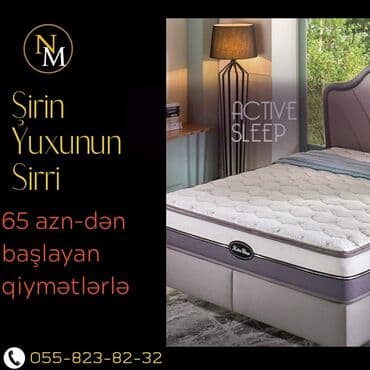 матрасы в баку цены: Ortopedik Matraslar (döşəklər)tək nəfərlik 65manatdan iki — 1
