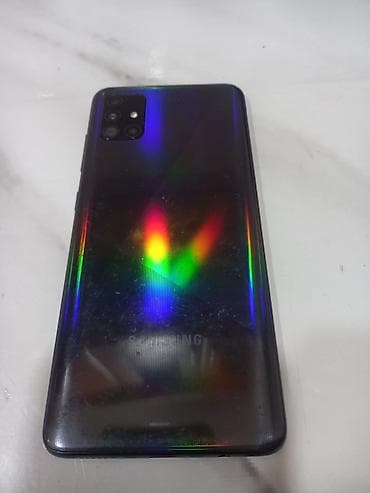 samsung fold 4: Samsung Galaxy A51, rəng - Qara, İki sim kartlı — 3