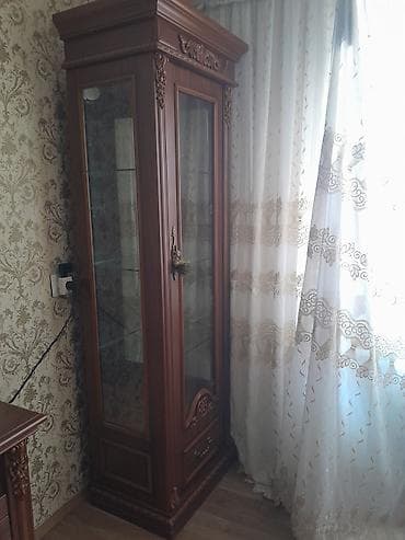 ucuz vitrin: Uşaq beşiyi və vitrin şkafı - Uşaq beşiyi: Ağ rəngli taxta — 2