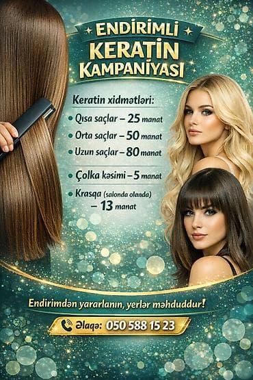 rayonlara avtobus bileti: Qadın saç ustaları | Keratin — 1