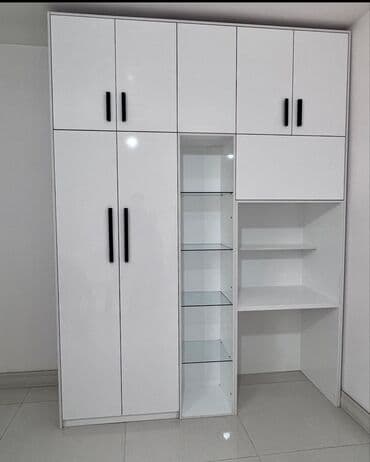 мдф: Yeni, 3 qapılı Düz dolab, Qarderob, paltar dolabı, Türkiyə — 2