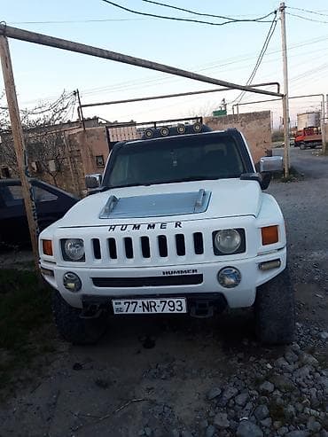 disk qabı: Hummer H3, ağ rəng, off-road üçün təkmilləşdirilmiş komplektasiya — 4