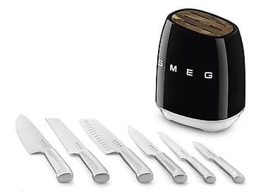 dekor divar saatlari: SMEG brendinin bu bıçaq dəsti mətbəxinizi müasir və funksional şəkildə — 2