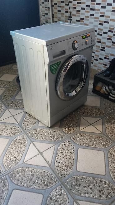 Услуги по строительству и ремонту: LG ön yükləməli paltaryuyan maşın - Rəng: gümüşü/gri gövdə, xrom qapı — 3