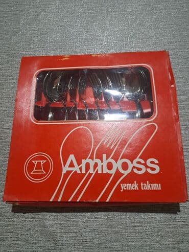 çəngəl qaşıq dəstləri: Amboss yemək takımı – çəngəl və qaşıqlardan ibarət süfrə dəsti Məhsul — 1