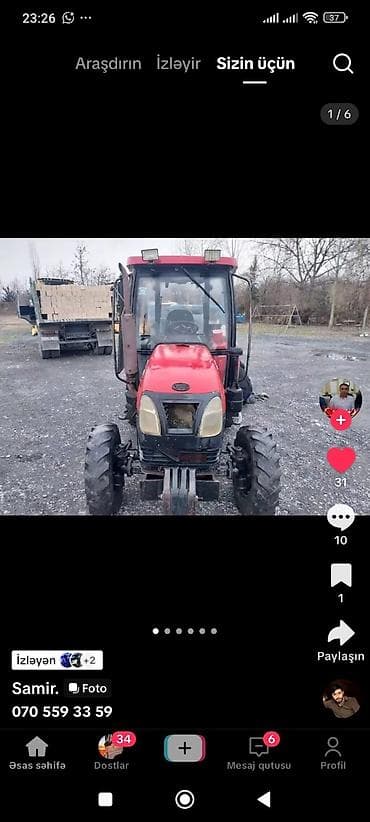 solid traktor: Traktor YTO 404, 2013 il, 45 at gücü, motor 1 l, İşlənmiş — 1