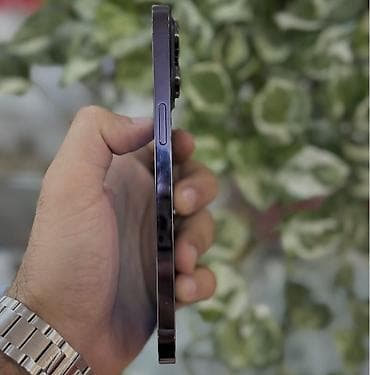 ayfon 16 e: IPhone 14 Pro, 128 GB, Deep Purple, Zəmanət, Simsiz şarj, Face ID — 4