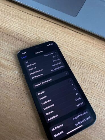 iphone 13 satisi: IPhone 12, 64 GB, Göy, Face ID — 6