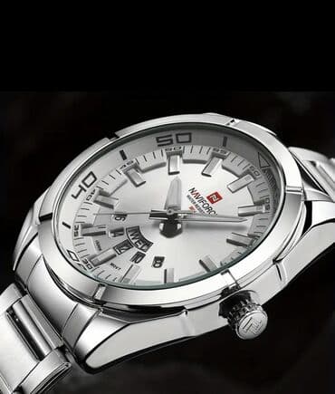 Smart qolbaqlar: Qol saatı, NaviForce, rəng - Gümüşü — 4