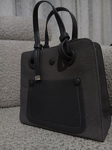 сумка оригинал: Salam çanta təzədir heç istifadə olunmuyub.Boz rəngdir.Kəməridə var — 1