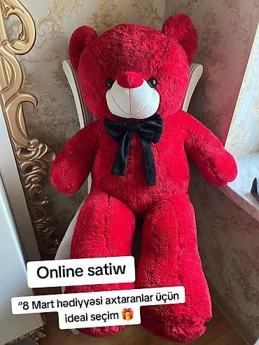 danışan yumşaq oyuncaqlar: - Yumşaq oyuncaqlar kolleksiyası: iri ölçülü Teddy ayılar və ürək — 4