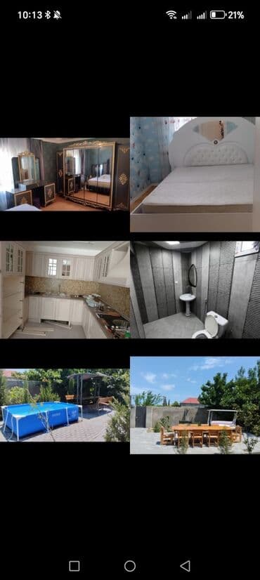 7 kv. m, 4 otaqlı, Hovuzlu