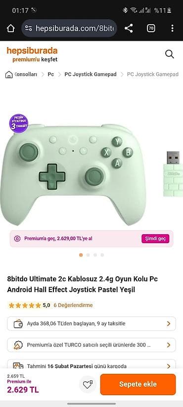irsad playstation 3: 8BitDo Ultimate 2C simsiz oyun pultu – Windows PC və Android üçün — 2