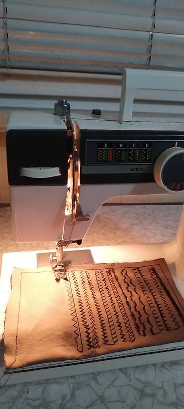 ev əşyaları işlənmiş: Tikiş maşını Janome, Mexaniki — 4