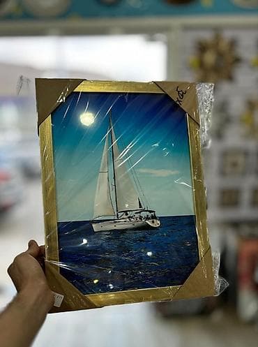 Охота и рыбалка: Şüşə tablo dəsti - Material: yüksək keyfiyyətli parlaq şüşə üzərində — 3