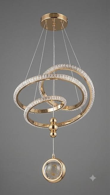 işıq bloku: Led Çılçıraq, 4 və daha çox lampa, Metal — 5