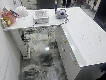 ev mebeli: Düz masa, Siyirməli, Polkalı — 1
