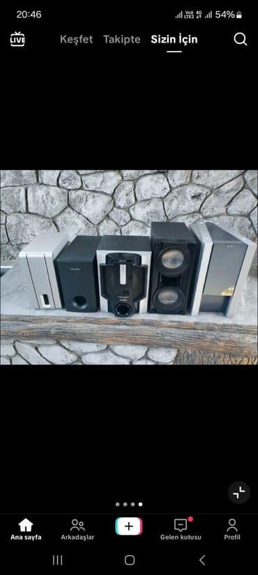 Dinamiklər və kolonkalar: Yeni Sony Kolonka, Növ - Sabvufer, rəng - Gümüşü — 2