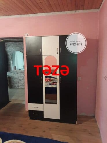 şifoner dolab: Yeni, Açılan, 3 qapılı Düz dolab, Şifonyer, Azərbaycan — 11