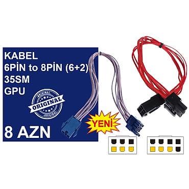 data modem sim card: Kabellər "6PİN FEMALE to 8PİN MALE Original" MƏHSULLAR TAM — 5