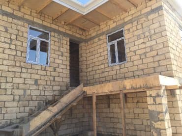 qarayevde ipoteka evler: Masazır 3 otaqlı, 60 kv. m, Kredit var, Təmirsiz — 1