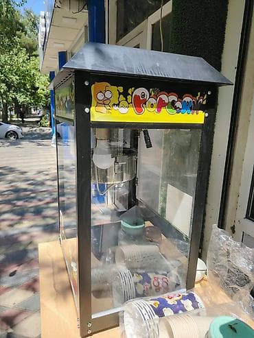 Popkorn aparatı – vitrinli, elektriklə işləyən model - Şüşə vitrinli — 4