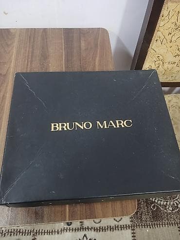 Bruno Marc kişi botları - Model: krujkalı və yan fermerli dəri