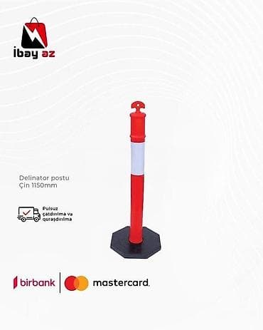 Delinator postu 1150mm 💳 Kredit şərtləri: Ayliq cəmi 3.27 AZN ödənişlə