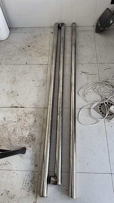 Paslanmayan polad borular dəsti - Material: paslanmayan polad (inox)