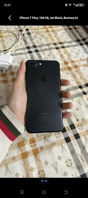 iphone 7 case: IPhone 7 Plus, 128 GB, Jet Black, Barmaq izi — 3