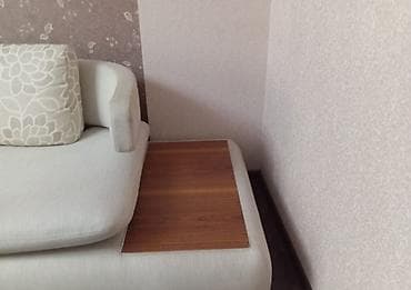 reception masa: Künc divan dəsti və uyğun orta masası - Dizayn: L formalı, geniş — 6