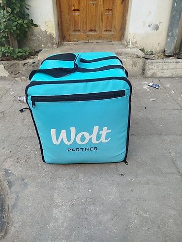 Yeni vəziyyədə az işlənmiş Wolt çatdırılma çantası – izotermik, böyük — 2