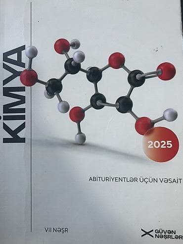 2025: Dərslik və hazırlıq vəsaitləri paketi - Kimya – Abituriyentlər üçün — 1
