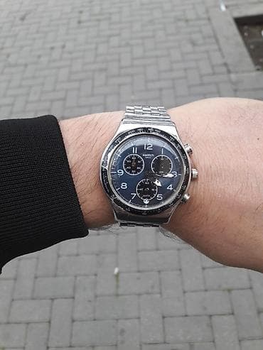 Наручные часы: Наручные часы, Swatch, цвет - Голубой — 7