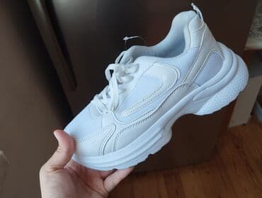 Ölçü: 38, rəng - Ağ, Yeni