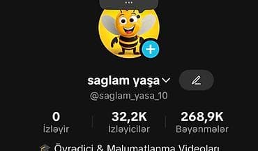 Tiktok hesabı 32k ban falan yoxdur tertemiz hesabdır lalafo.az -da Tiktok hesabı 32k ban falan yoxdur tertemiz hesabdır