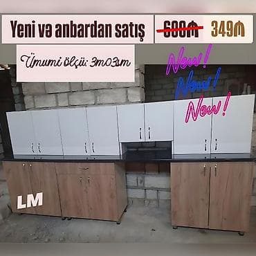Mətbəx mebellərinin sifarişlə hazırlanması✔️ Ölçü : 3metr03sm☑️ üst