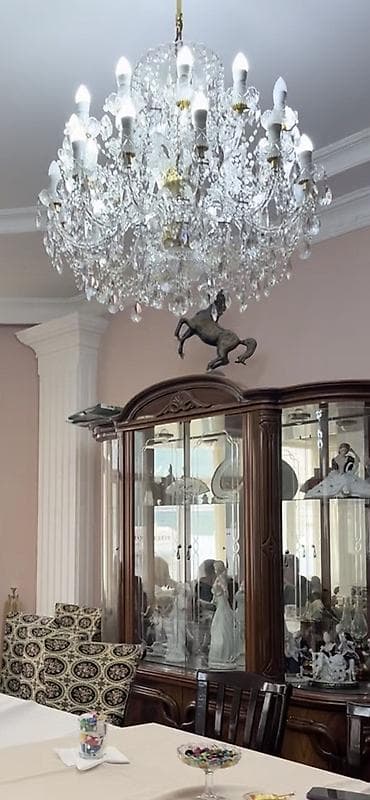 cıraq: Çılçıraq, 10 və daha çox lampa, Xrustal — 1