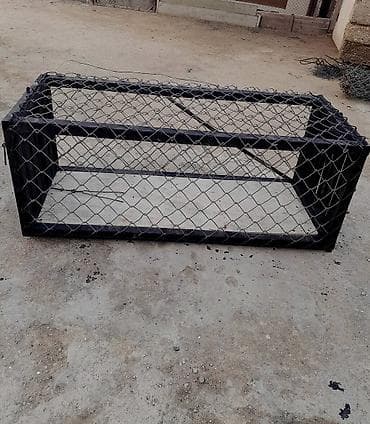 Metal qəfəs/tor tələ - İstifadə sahəsi: heyvanların təhlükəsiz