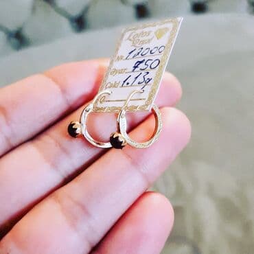 женские золотые серьги: Sırğa, Sarı qızıl — 3