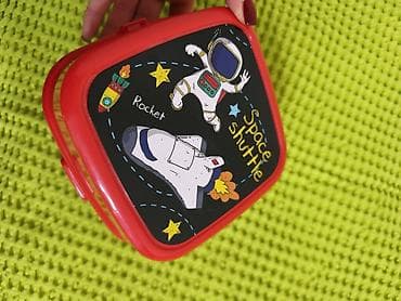 lunch box: Uşaq üçün nahar qutusu – “Space Shuttle” dizaynlı Türkiyə istehsalı — 4