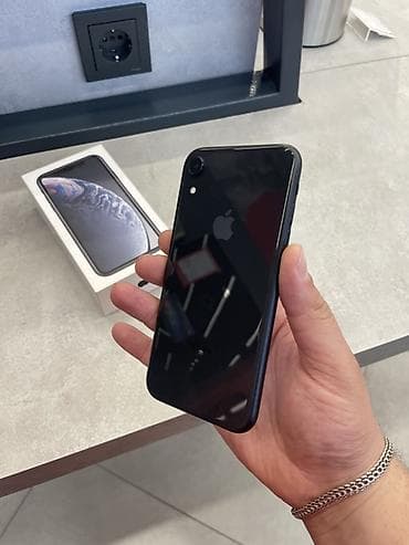 iphone xr azerbaycan: IPhone Xr, 64 GB, Qara, Face ID — 4