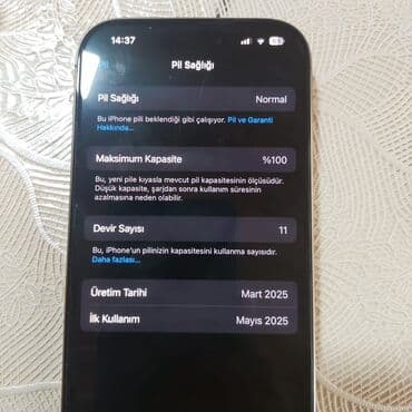 kohne komputerlerin alisi: IPhone 16 Pro, 128 GB, Desert Titanium, Zəmanət, Barmaq izi, Face ID — 2