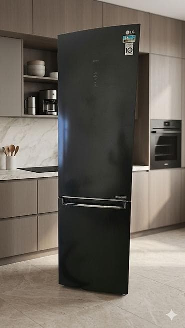 separator satilir: 2 qapılı LG Soyuducu Satılır, rəng - Qara — 1